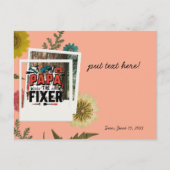 Papa The Fixer Ansichtkaart - Vaderdag Groet Feestdagenkaart (Voorkant)