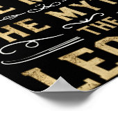 Papa The Man The Myth The Legend Fathers Day  Poster (Hoek)