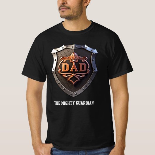 Papa The Mighty Guardian T-shirt (Voorkant)