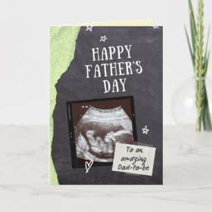 Papa-to-be Vaderdag-fotokaart Kaart