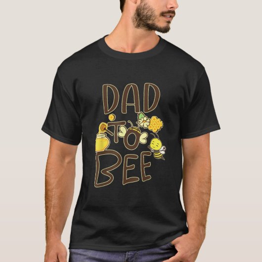 Papa to Bee Baby onthult dat hij papa aankondigt T-shirt (Voorkant)