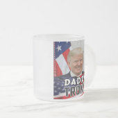 Papa Trump Matglas Koffiemok (Voorkant rechts)