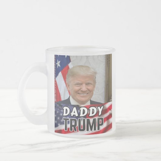 Papa Trump Matglas Koffiemok (Links)