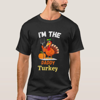Papa Turkey Matching Family Group Cute Papa Dank j T-shirt