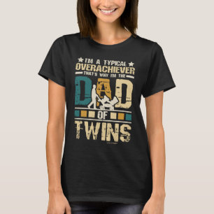 Papa tweeling en vader van tweelingen met Vaderdag T-shirt