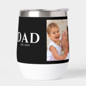 Papa typografie zwart foto (Links)