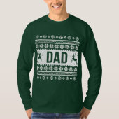 Papa Ugly KerstSweater T-shirt (Voorkant)
