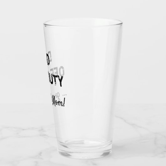 Papa uit dienst glas (Links)