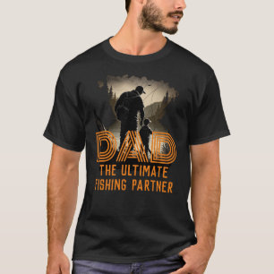 Papa ultieme vispartner vader-zoon vissen t-shirt