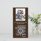 Papa Universiteit, Blauw/Bruin (Staand voorkant)