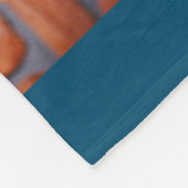 Papa Vader Definitie 6 Fotocollage Blauw Fleece Deken (Hoek)