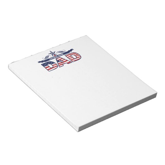 Papa, Vader, een Natuurlijke Geboren Papa Notitieblok (Schuin)