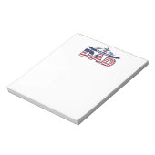 Papa, Vader, een Natuurlijke Geboren Papa Notitieblok (Linkerzijde)