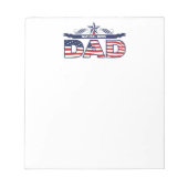 Papa, Vader, een Natuurlijke Geboren Papa Notitieblok (Voorkant)