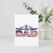 Papa, vader, een natuurlijke vader... briefkaart (Staand voorkant)