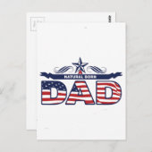 Papa, vader, een natuurlijke vader... briefkaart (Voorkant / Achterkant)