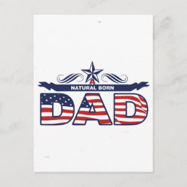 Papa, vader, een natuurlijke vader... briefkaart