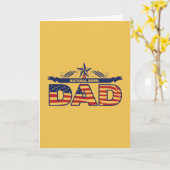 Papa, vader, een natuurlijke vader... kaart (Gele Bloem)