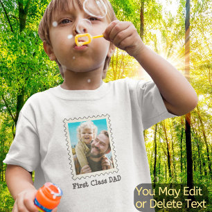 Papa Vader Eerste Klasse Papa Ik hou van papa Foto Kinder Shirts