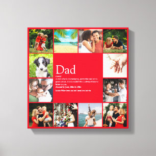 Papa Vader Father Daddy Definitie 12 Foto Pret Roo Canvas Afdruk