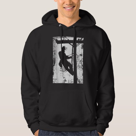 Papa Vader Lijnwerker Hoodie (Voorkant)