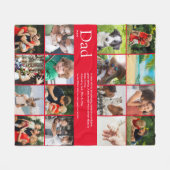 Papa Vader Papa Vader Definition 16 Foto Fun Red Fleece Deken (Voorkant (Horizontaal))