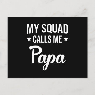 Papa vader papa Vaderdag Best Funny Gift Briefkaart