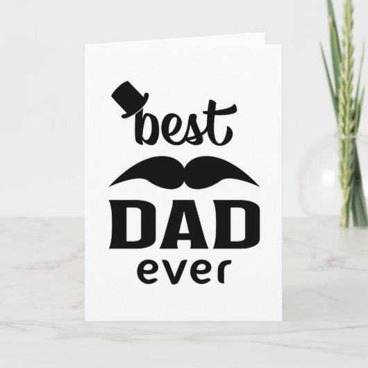 Papa vader Pappa Beste Vaderdag Funny Gift Idee Kaart (Voorkant)