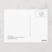 Papa - vader pappie eend baby in wagen leuke leuke briefkaart (Achterkant)