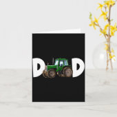 Papa Vader van de verjaardagsjongen kind tractor b Kaart (Gele Bloem)