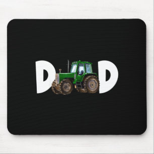 Papa Vader van de Verjaardagsjongen Kind Tractor B Muismat