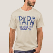 Papa Vader Verjaardag Klusjesman T-shirt (Voorkant)