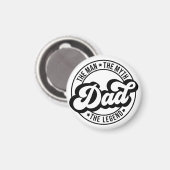 Papa Vaderdag cadeau. Papa cadeau. F Magneet (Voorkant / Achterkant)