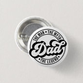 Papa Vaderdag cadeau. Papa cadeau. F Ronde Button 3,2 Cm (Voorkant /achterkant)