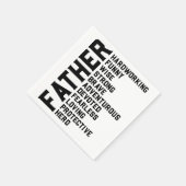 Papa Vaderdag cadeau. Papa cadeau. F Servet (Hoek)