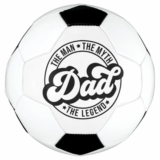 Papa Vaderdag cadeau. Papa cadeau. F Voetbal (Voorkant)