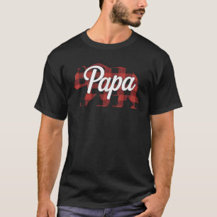 Papa Vaderdag cadeau voor vader van dochter zoon W T-shirt