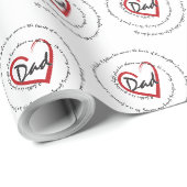Papa - vaderdag cadeaupapier (Rol Hoek)