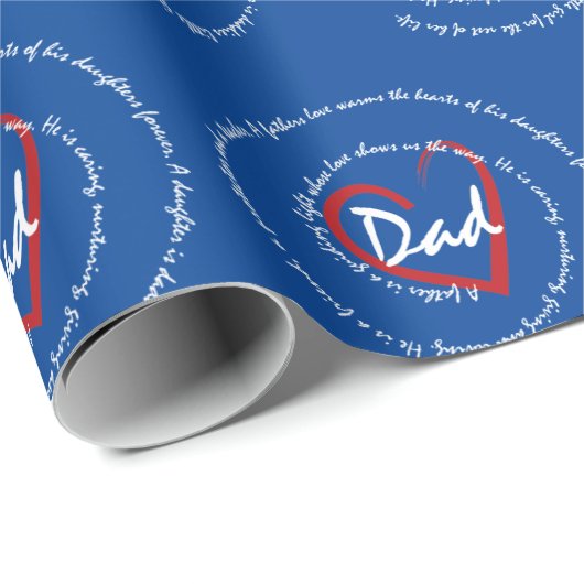 Papa - vaderdag cadeaupapier (Rol Hoek)