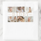 "Papa" Vaderdag Collage Kinder foto's Sticker (Tas)