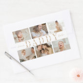 "Papa" Vaderdag Collage Kinder foto's Sticker (Envelop)