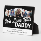 Papa Vaderdag Foto Collage Fotoplaat (Zijkant)