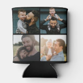 Papa Vaderdag fotocollage op maat Blikjeskoeler (Achterkant)