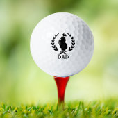 Papa Vaderdag Golf Bag Wreath Persoonlijk Golfballen