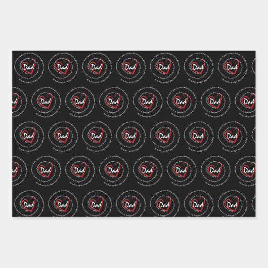 Papa - vaderdag inpakpapier vel (Voorkant 2)