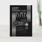 Papa Vaderdag Kaart met motor (Voorkant)