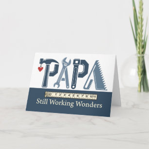 Papa Vaderdag Nog Steeds Wonders Verrichten Gereed Kaart