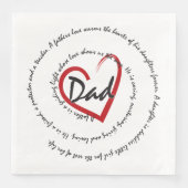 Papa - vaderdag servet (Voorkant)
