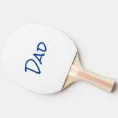 Papa Vaderdag Simple Blue Tafeltennisbatje (Zijkant)