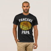 PAPA VADERDAG T-SHIRTS PANCAKE DAD PAPA (Voorkant volledig)